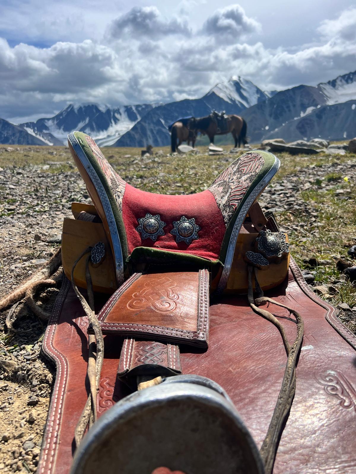 Mongolian traditional saddle